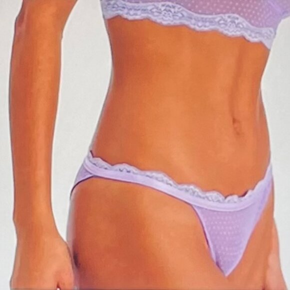 Free People Midweek Bikini Undies in Violet Panic (L) New with Tag - Picture 3 of 7